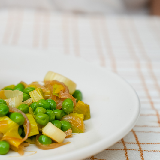 Pea Leek Ragout